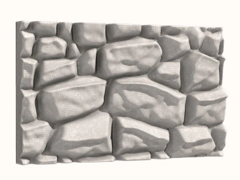 돌담 073 3D 모델