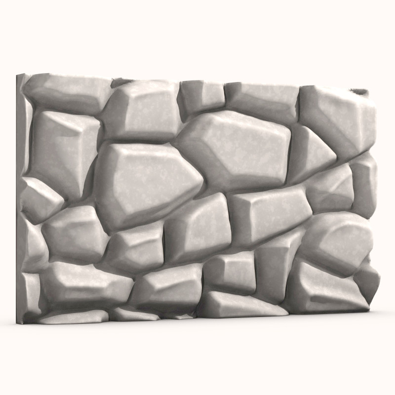 Stone Wall 074 Modèle 3D .c4d .max .obj .3ds .fbx .stl .blend 