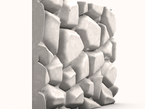 Stone Wall 074 Modèle 3D