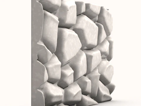 Stone Wall 074 3D Model