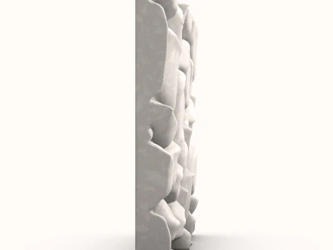 Stone Wall 074 3D Model