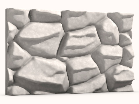 Stone Wall 075 3D मॉडल