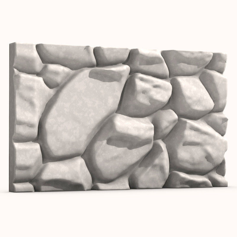 Stone Wall 076 3D Modell .c4d .max .obj .3ds .fbx .stl .blend 
