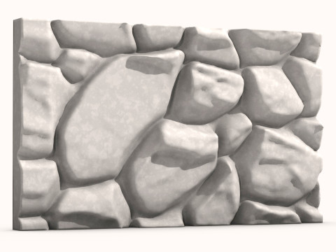 Stone Wall 076 Modèle 3D