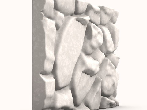 Stone Wall 076 3D Modell