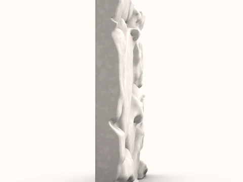 Кам'яна стіна 076 3D Модель