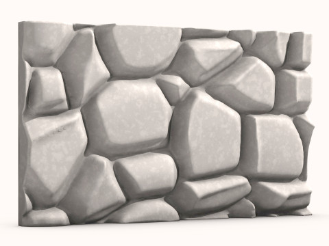 Stone Wall 077 3D-Modell