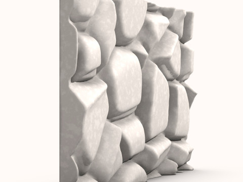 Stone Wall 077 3D मॉडल