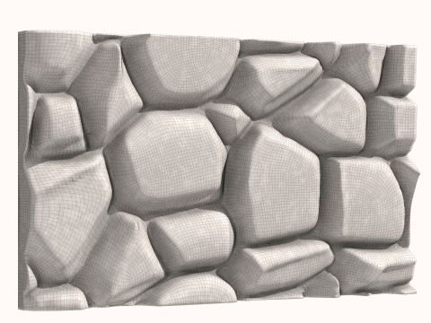 Stone Wall 077 3D मॉडल
