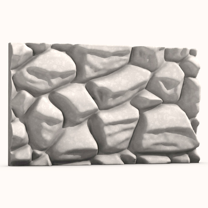 Stone Wall 078 Model 3D .c4d .max .obj .3ds .fbx .stl .blend 