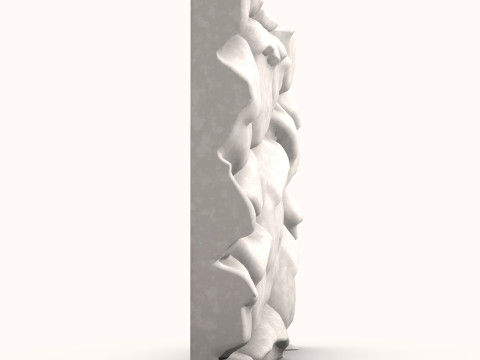 Stone Wall 079 Model 3D