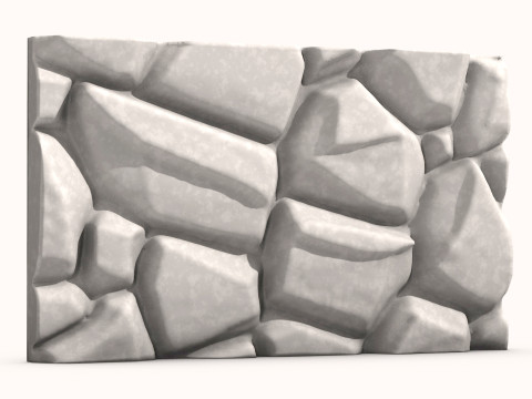 Stone Wall 080 3D Model