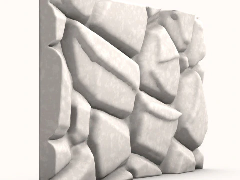 Stone Wall 080 3D Model