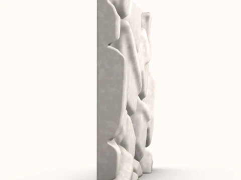Stone Wall 080 3D Model