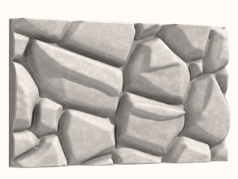 Stone Wall 080 3D Model