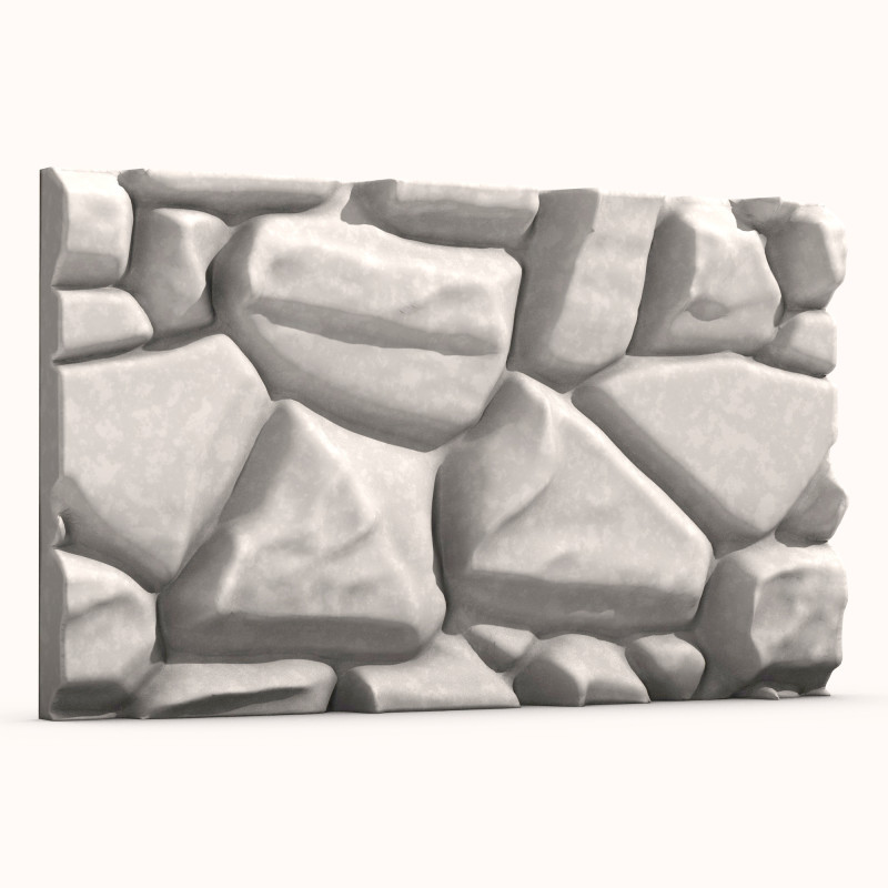 Stone Wall 081 Model 3D .c4d .max .obj .3ds .fbx .stl .blend 