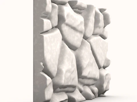 Stone Wall 081 3D Model