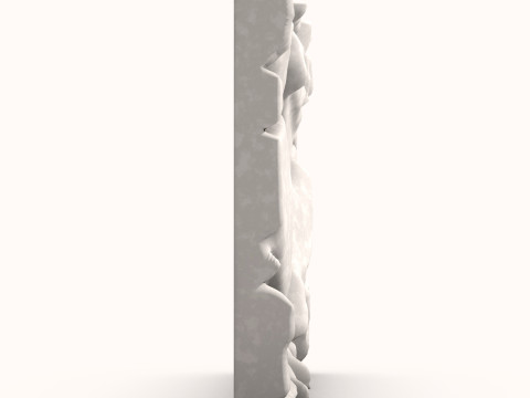 Stone Wall 081 Model 3D
