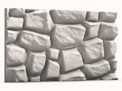 Stone Wall 082 3D Model