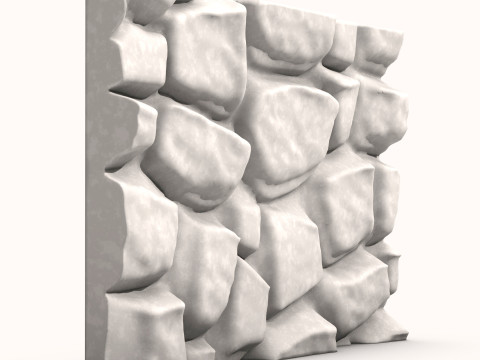 Stone Wall 082 3D मॉडल
