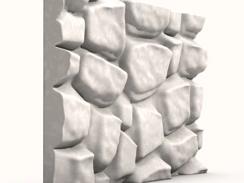 Stone Wall 082 3D Model
