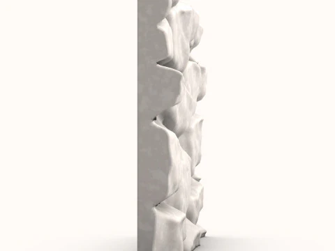 Stone Wall 082 3D Model