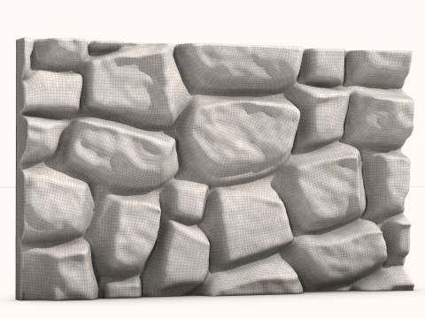 Stone Wall 082 3D मॉडल