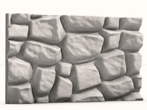 Stone Wall 082 3D Model