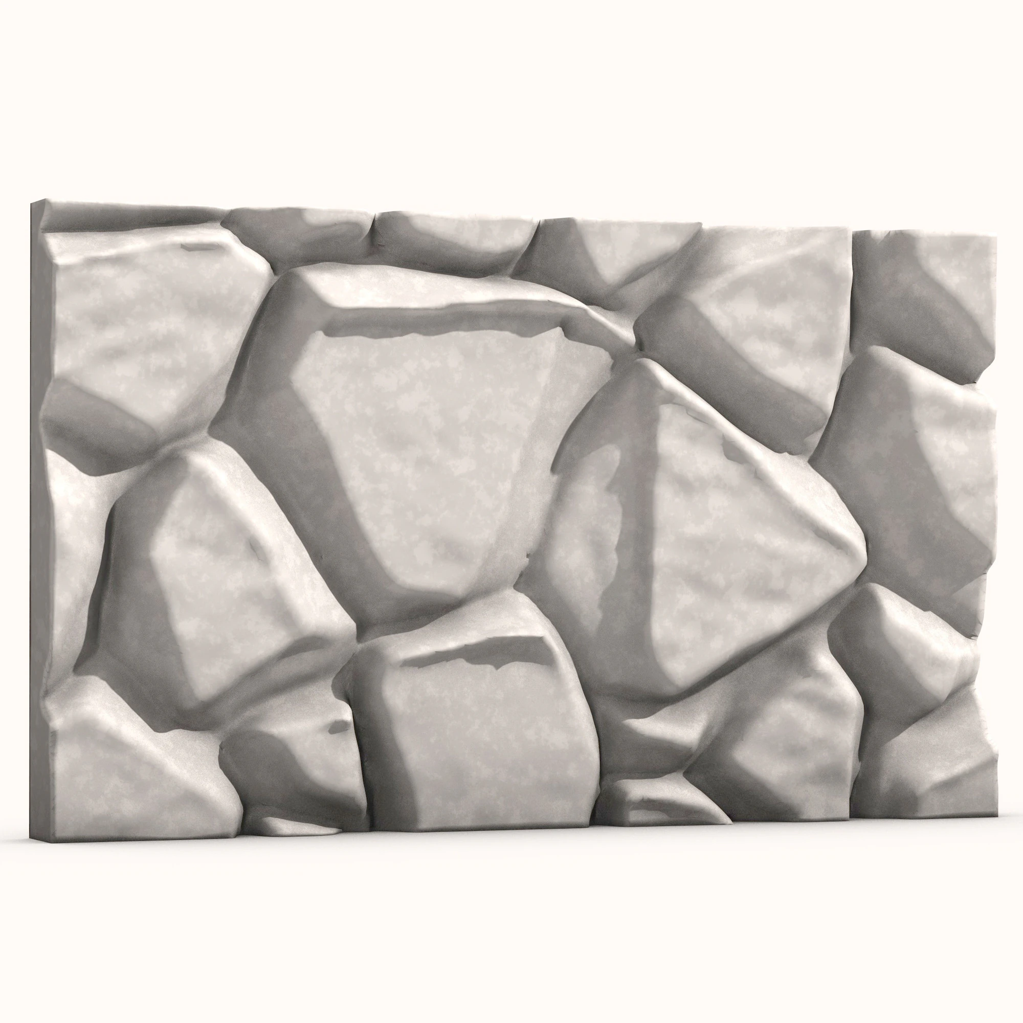 Stone Wall 083 3D Model .c4d .max .obj .3ds .fbx .stl .blend 