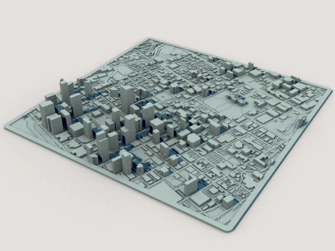 Austin City Texas Vereinigte Staaten 3D Modell