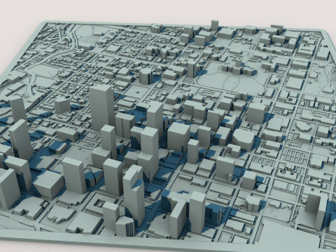 Austin City Texas United States 3D Model