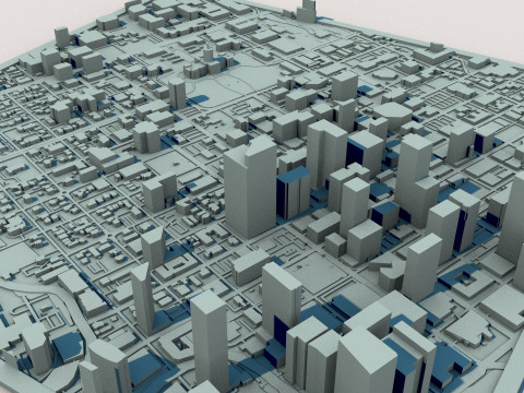 Austin City Texas United States 3D Model