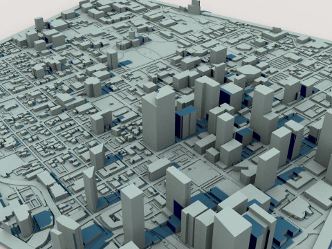 Austin City Texas United States 3D Model