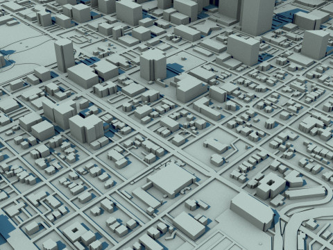 Austin City Texas United States 3D Model