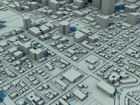 Austin City Texas United States 3D Model