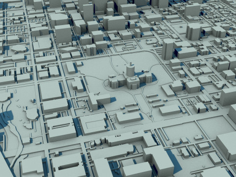 Austin City Texas United States 3D Model