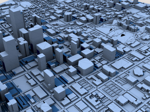 Austin City Texas United States 3D Model