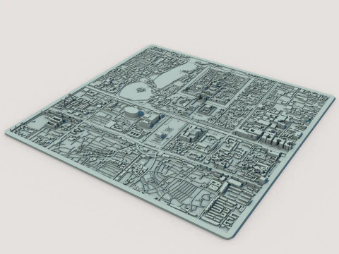Ciudad de Pek&iacute;n China Modelo 3D