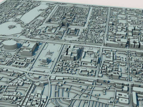 Beijing City China 3D 模型