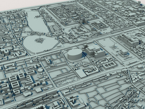 Beijing City China 3D 模型