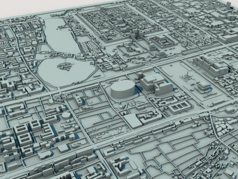 Beijing City China 3D Model