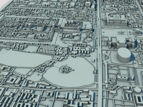 Beijing City China 3D 模型