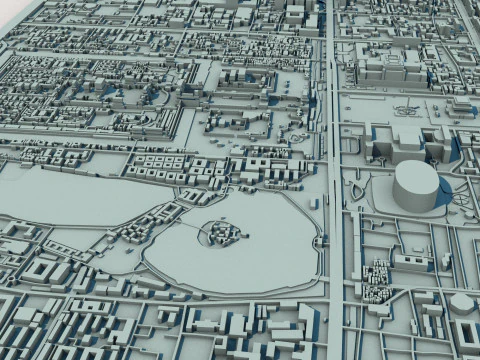 Beijing City China 3D Model