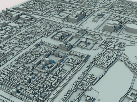 Beijing City China 3D 模型