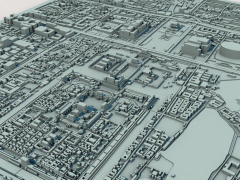 Beijing City China 3D Model