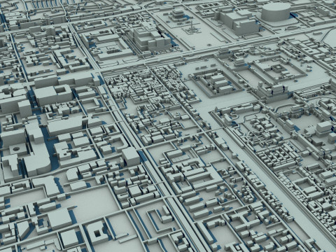 Beijing City China 3D 模型