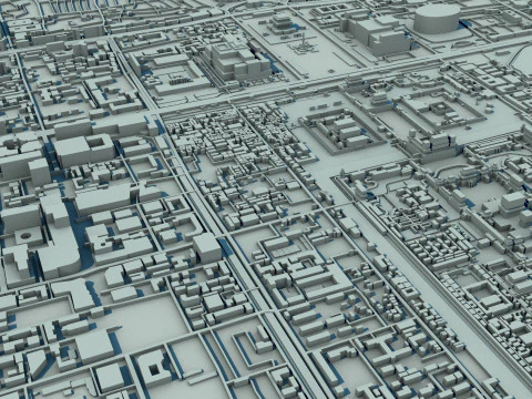 Beijing City China 3D Model