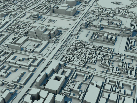 Beijing City China 3D Model