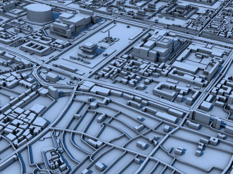 Beijing City China 3D Model