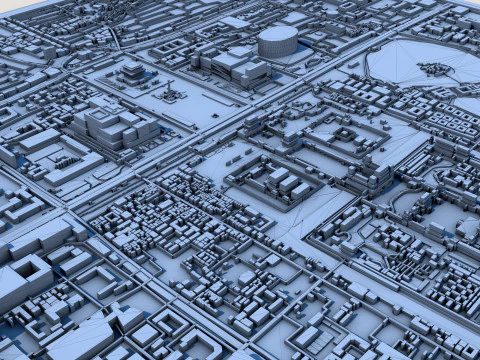 Beijing City China 3D Model
